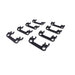 Lunati 86508-8 Hardened Steel Raised Guideplate Set Cleveland for 3/8" Pushrod and 7/16" Stud - Truck Part Superstore