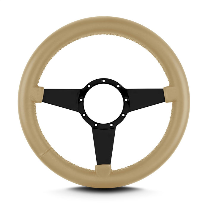 Lokar 86509 Lecarra Mark 4 Standard Steering Wheel; Tan; Black Spokes; 14 in. Thick Grip; - Truck Part Superstore
