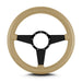 Lokar 86509 Lecarra Mark 4 Standard Steering Wheel; Tan; Black Spokes; 14 in. Thick Grip; - Truck Part Superstore