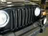 Rampage 86514 Single Piece 3D Grille; Gloss Black Powder Coat; - Truck Part Superstore