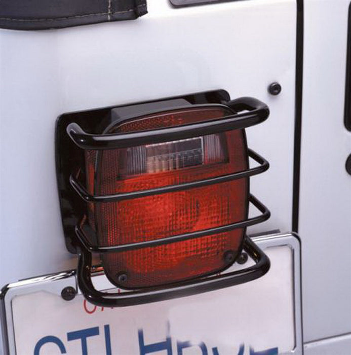 Rampage 8660 Euro Tail Light Guards; Black; Pair; - Truck Part Superstore
