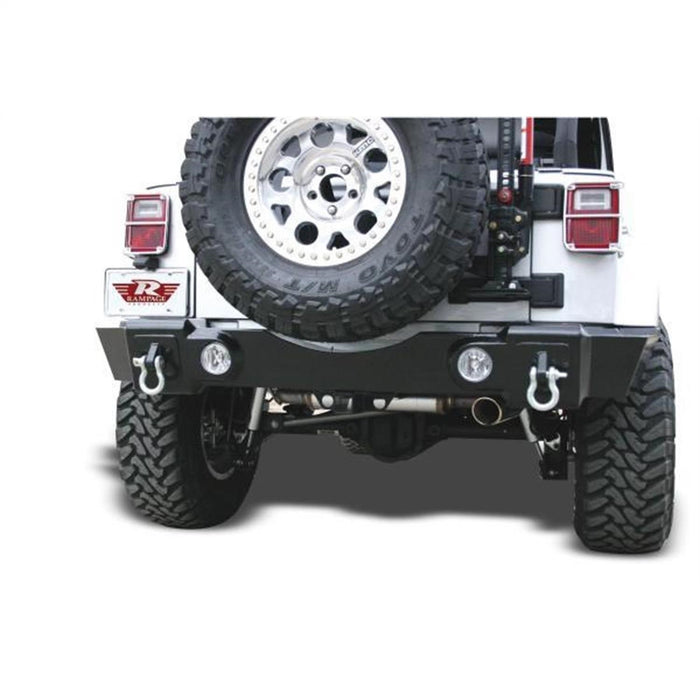 Rampage 86605 Rear Recovery Bumper; Lights Sold Separately; - Truck Part Superstore