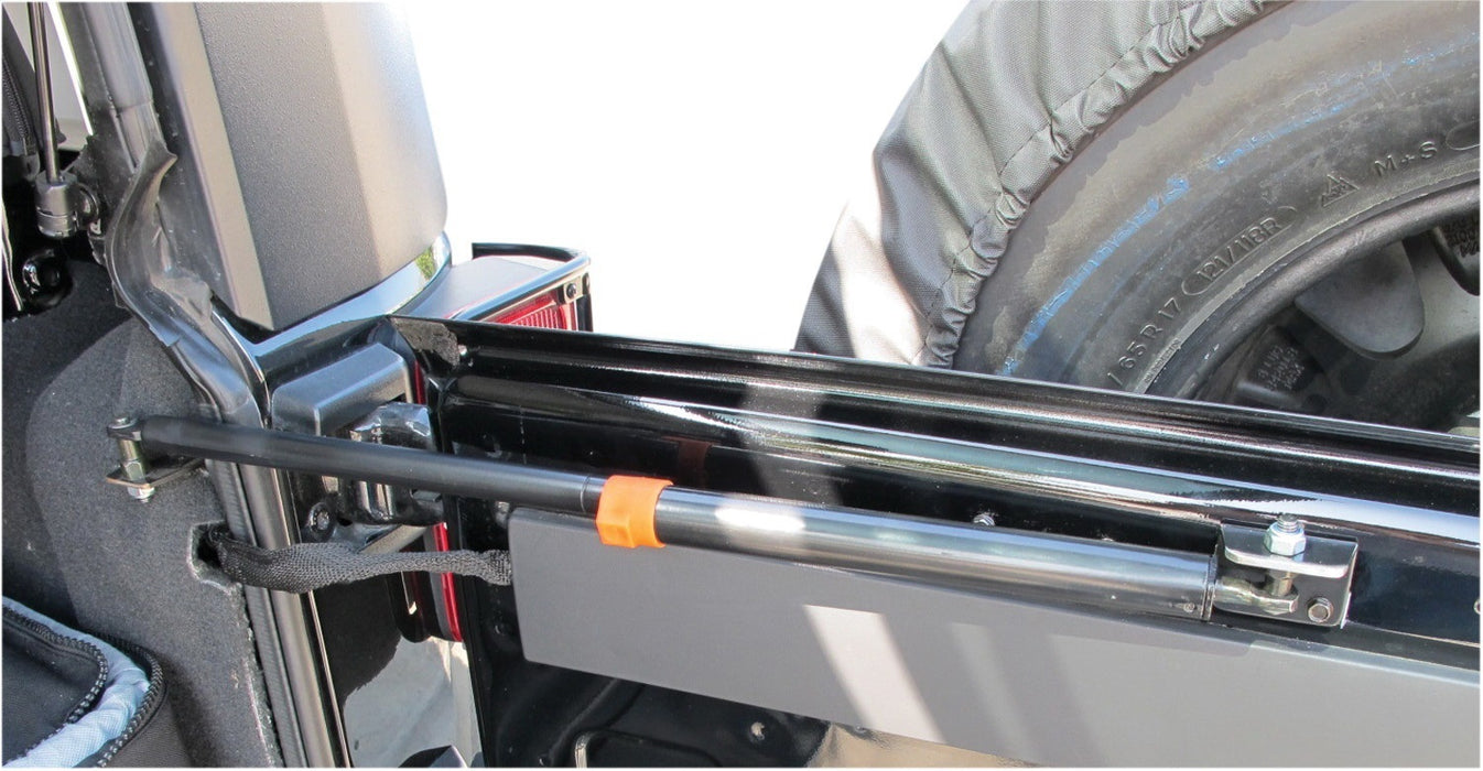 Rampage 86618 Heavy Duty Gas Strut Stabilizer; w/Dampener; Rear Door; - Truck Part Superstore