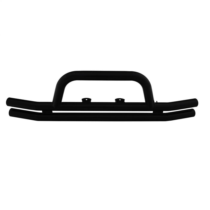 Rampage 86620 Front Double Tube Bumper; w/Hoop; Black; - Truck Part Superstore