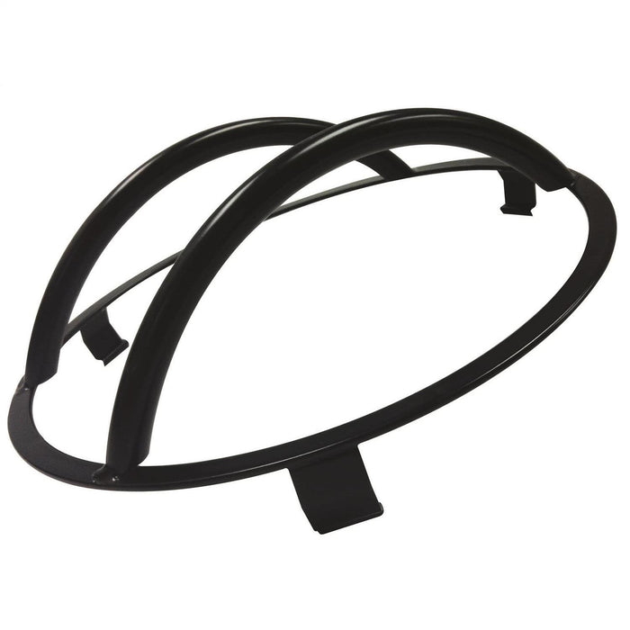 Rampage 86665 Euro Head Light Guard; Black; w/Exclusive Sprung Steel Tabs; 2 Piece Set; - Truck Part Superstore