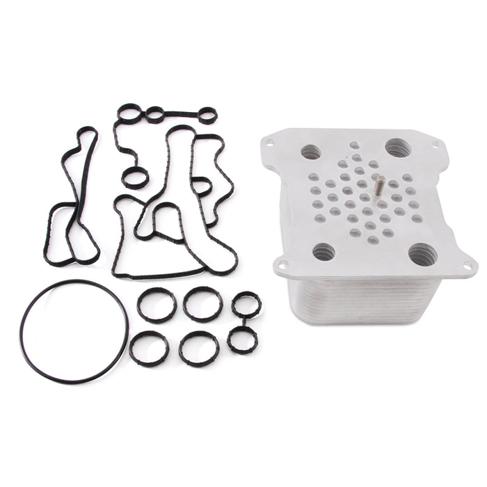 Mishimoto MMOC-F2D-08 Replacement Oil Cooler, fits Ford 6.4L Powerstroke 2008-2010 - Truck Part Superstore