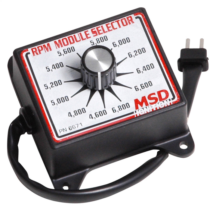 MSD 8671 Selector Switch; 4600-6800 RPM; - Truck Part Superstore