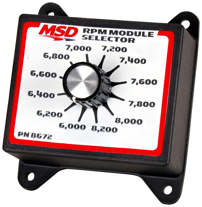 MSD 8672 Selector Switch; 6000-8200 RPM; - Truck Part Superstore