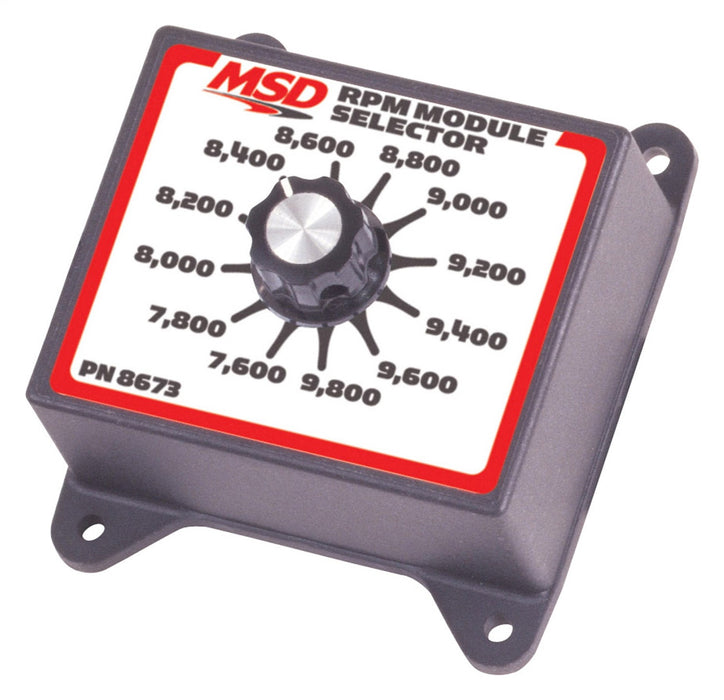 MSD 8673 Selector Switch; 7600-9800 RPM; - Truck Part Superstore