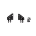 Rampage 8685 Mirror Relocation Brackets; Off Road Coat Black; Pair; - Truck Part Superstore