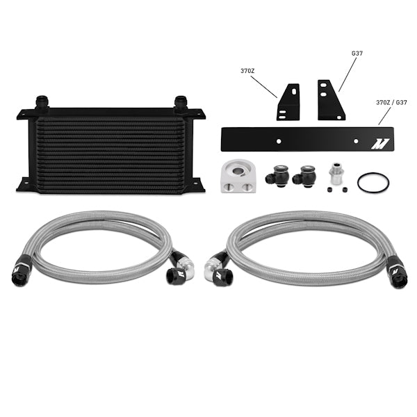Mishimoto MMOC-370Z-09 Oil Cooler Kit fits Nissan 370Z 2009-2020/Infiniti G37 2008-2015 (Coupe only) - Truck Part Superstore