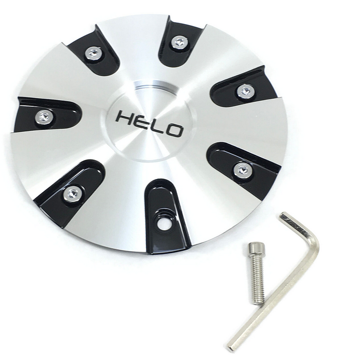 Helo 868L185BAL HLO CAP HE868 BLACK MACHINED FACE - Truck Part Superstore