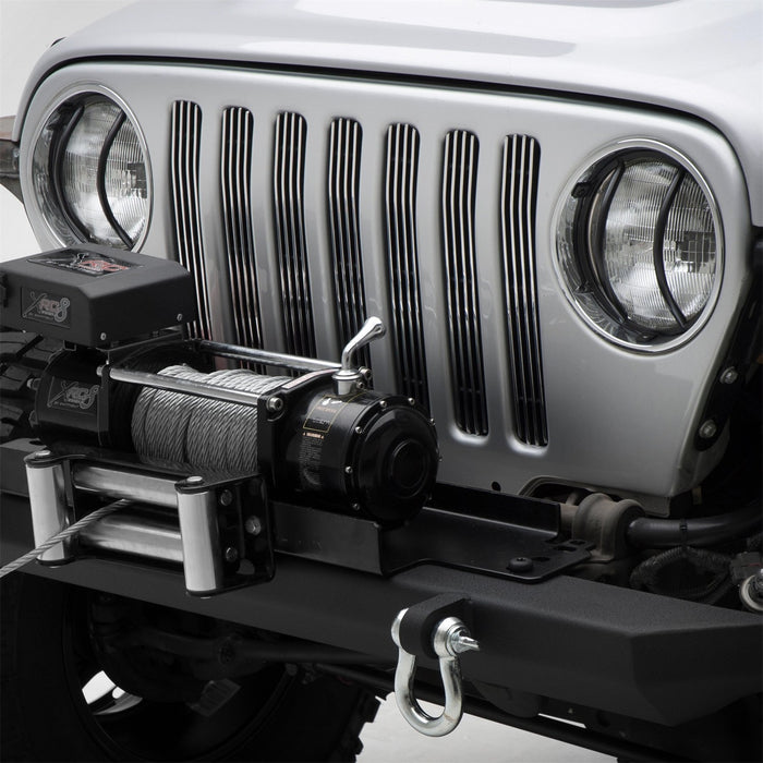 Smittybilt 869000 Billet Grille Overlay 97-06 Wrangler TJ/LJ Smittybilt - Truck Part Superstore