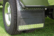 Owens Products 86RF107D Mud Flaps Classic Dually Rubber Mudflaps / Diamond Tread Aluminum Inserts / 03-09 Dodge Ram 3500 / 19 x 24 / Owens Products - Truck Part Superstore