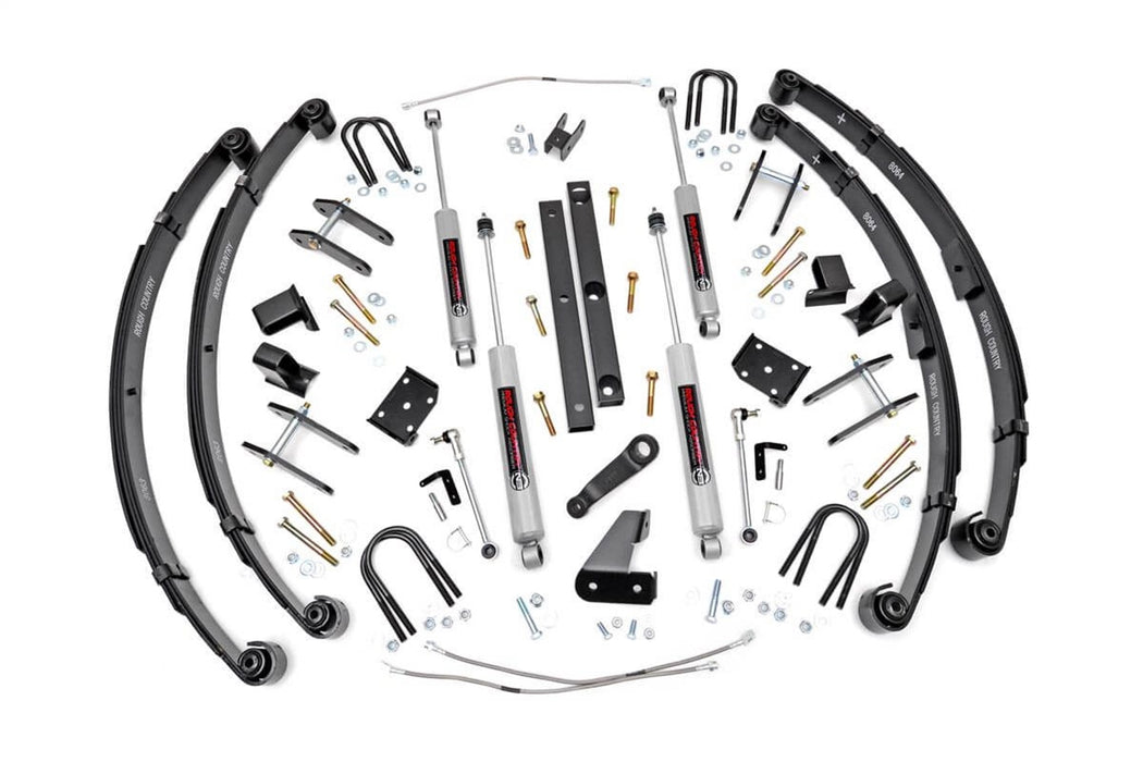 Rough Country 613.20 X-Series Suspension Lift Kit w/Shocks; 4.5 in. Lift; - Truck Part Superstore