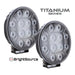 BrightSource 870092 Titanium Series LED Driving Light Kit; 9 in. Round; Twin Pack w/Harness; - Truck Part Superstore