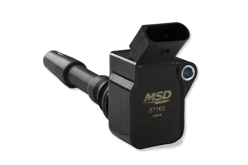 MSD 87163 Blaster Direct Ignition Coil; Direct Bolt-In Replacement; Black; Single; - Truck Part Superstore