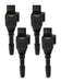 MSD 871643 Blaster Direct Ignition Coil Set; Direct Bolt-In Replacement; Black; 4 pk.; - Truck Part Superstore