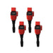 MSD 87164 Blaster Direct Ignition Coil Set; Direct Bolt-In Replacement; Red; 4 pk.; - Truck Part Superstore
