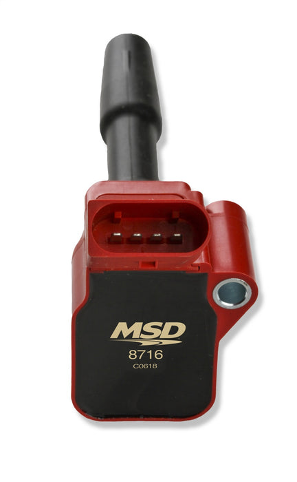 MSD 87164 Blaster Direct Ignition Coil Set; Direct Bolt-In Replacement; Red; 4 pk.; - Truck Part Superstore