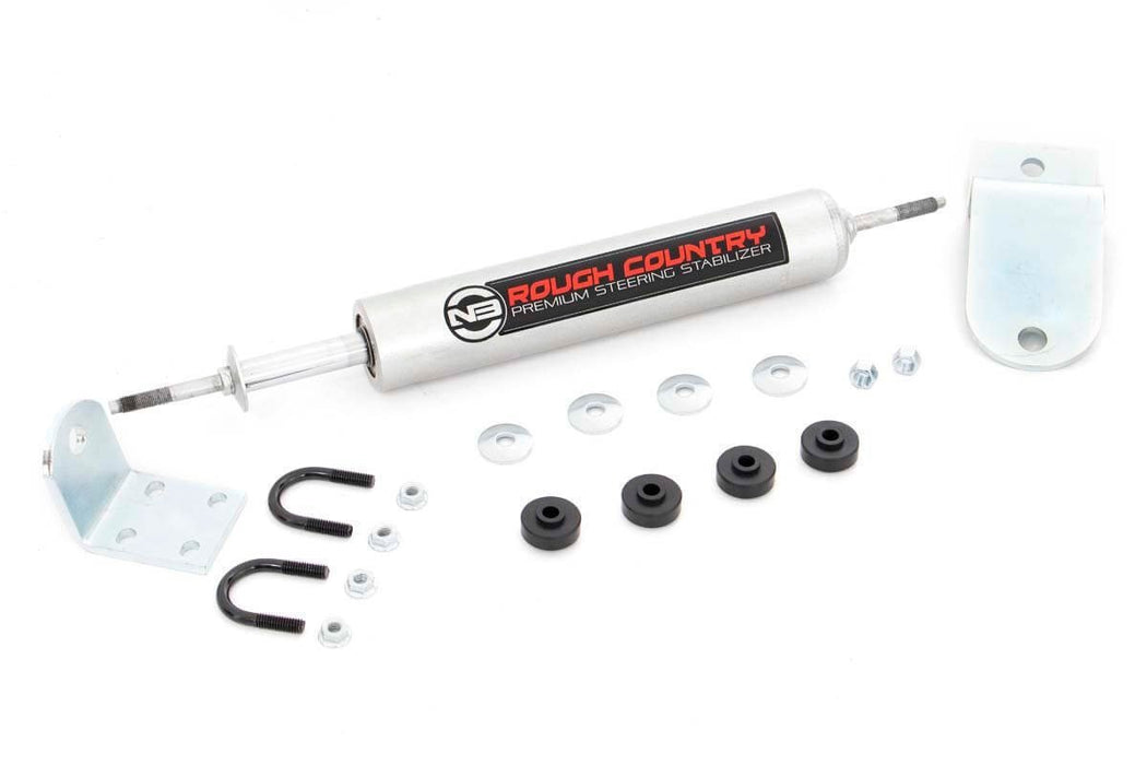 Rough Country 8738730 Dodge N3 Steering Stabilizer 94-01 RAM 1500 94-02 RAM 2500/3500 2WD Rough Country - Truck Part Superstore
