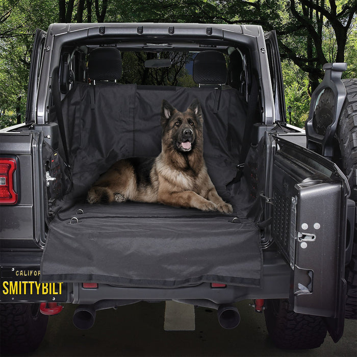 Smittybilt 87401 GEAR Cargo Liner; Black; 600 Denier; Front Or Rear; - Truck Part Superstore