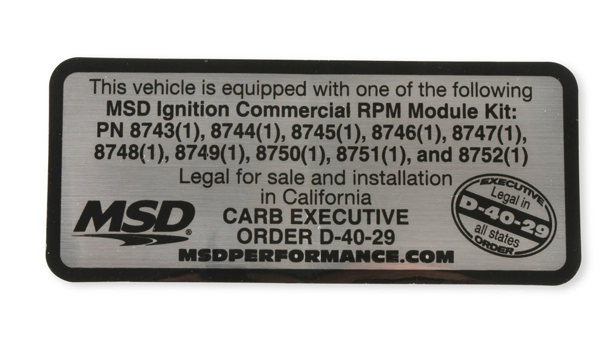 MSD 87456 RPM Module Kit - Truck Part Superstore