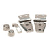 Rampage 87466 Complete Hood Kit; Incl. Hinges/Hood Stops/Footman Loop; Polished Stainless; - Truck Part Superstore