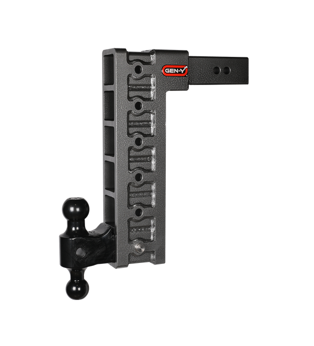 GEN-Y Hitch GH-616 MEGA-DUTY 2.5" Shank 15" Drop 3K TW 21K Hitch Dual-Ball & Stabilizer Kit - Truck Part Superstore