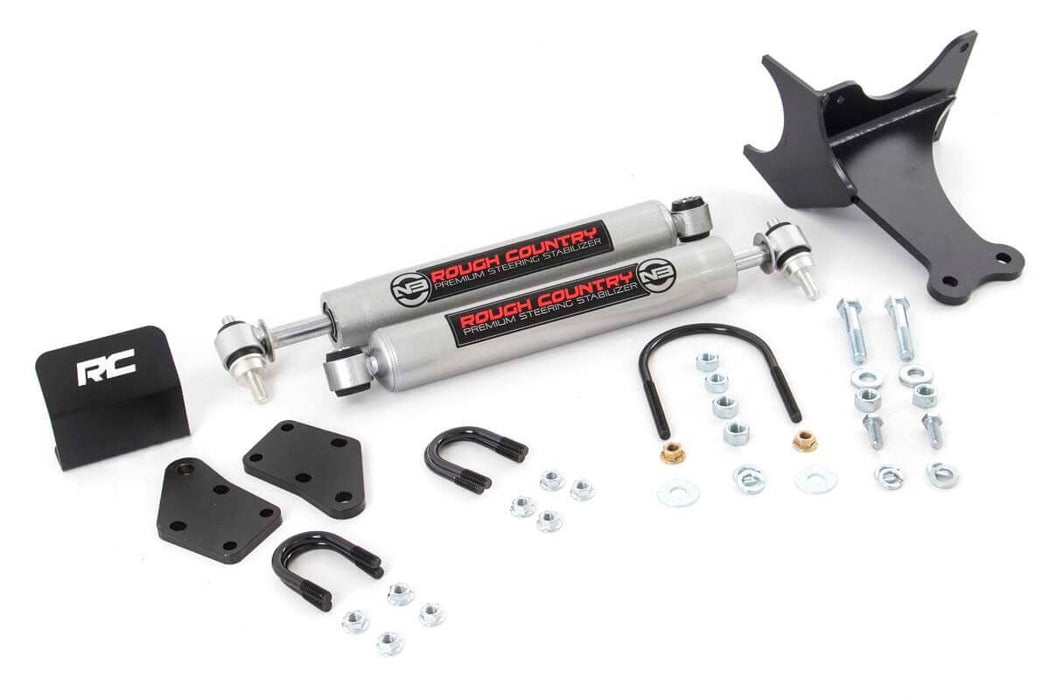 Rough Country 8749130 Dual N3 Steering Stabilizer 05-20 F-250/350 Rough Country - Truck Part Superstore