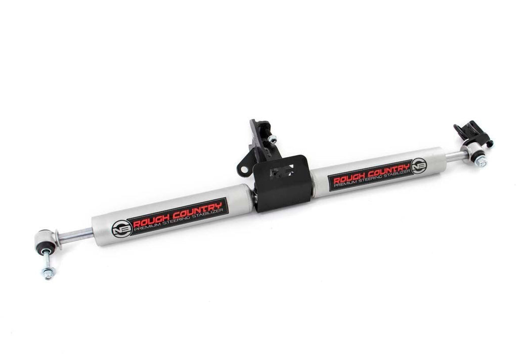 Rough Country 8749630 Jeep Dual Steering Stabilizer 99-04 Grand Cherokee WJ Rough Country - Truck Part Superstore