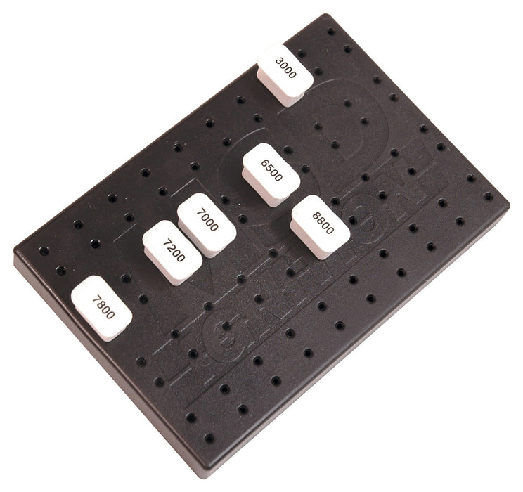 MSD 87551 Module Holder; Holds Up To 40 Modules; Rubber; - Truck Part Superstore