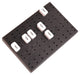 MSD 87551 Module Holder; Holds Up To 40 Modules; Rubber; - Truck Part Superstore
