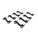 COMP Cams 4834-8 Raised 1 Piece Guide Plate Set for Ford 429-460 w/ 5/16" Pushrod and 7/16" Stud - Truck Part Superstore