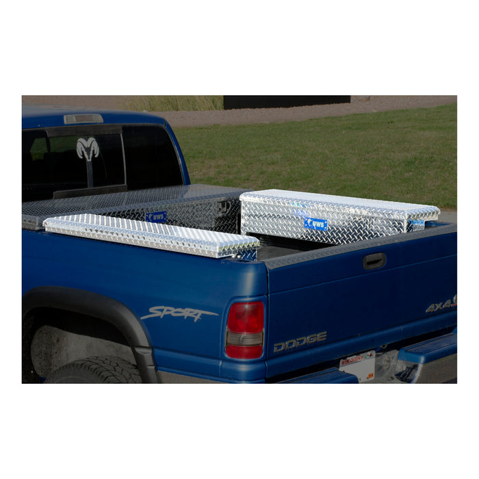UWS TBSM-48-LP Bright Aluminum 48in. Truck Side Tool Box with Low Profile (LTL Shipping Only) - Truck Part Superstore