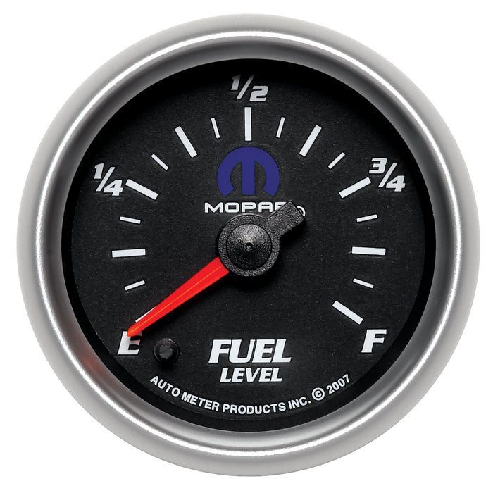 AutoMeter 880013 GAUGE; FUEL LEVEL; 2 1/16in.; 0-280O PROGRAMMABLE; BLACK; MOPAR - Truck Part Superstore