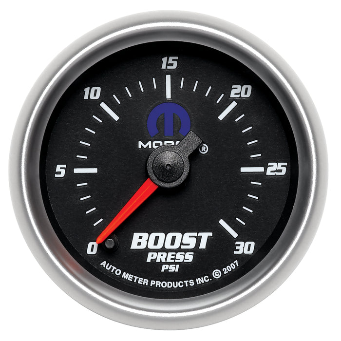 AutoMeter 880020 GAUGE; BOOST; 2 1/16in.; 30PSI; DIGITAL STEPPER MOTOR; BLACK; MOPAR - Truck Part Superstore