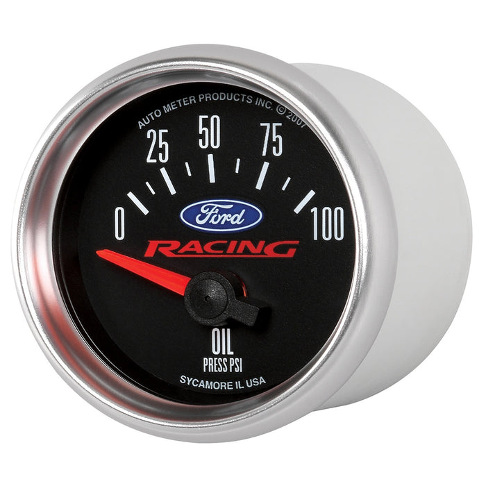 AutoMeter 880076 GAUGE; OIL PRESS; 2 1/16in.; 100PSI; ELEC; FORD RACING - Truck Part Superstore