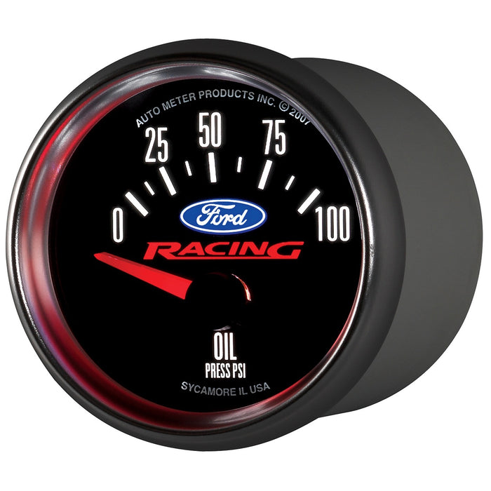 AutoMeter 880076 GAUGE; OIL PRESS; 2 1/16in.; 100PSI; ELEC; FORD RACING - Truck Part Superstore