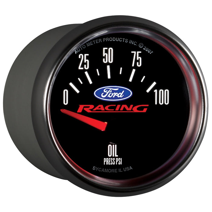 AutoMeter 880076 GAUGE; OIL PRESS; 2 1/16in.; 100PSI; ELEC; FORD RACING - Truck Part Superstore