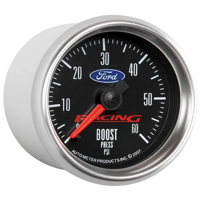 AutoMeter 880106 GAUGE; BOOST; 2 1/16in.; 60PSI; MECHANICAL; FORD RACING - Truck Part Superstore