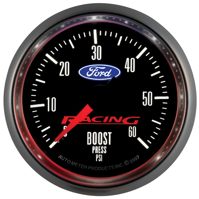 AutoMeter 880106 GAUGE; BOOST; 2 1/16in.; 60PSI; MECHANICAL; FORD RACING - Truck Part Superstore