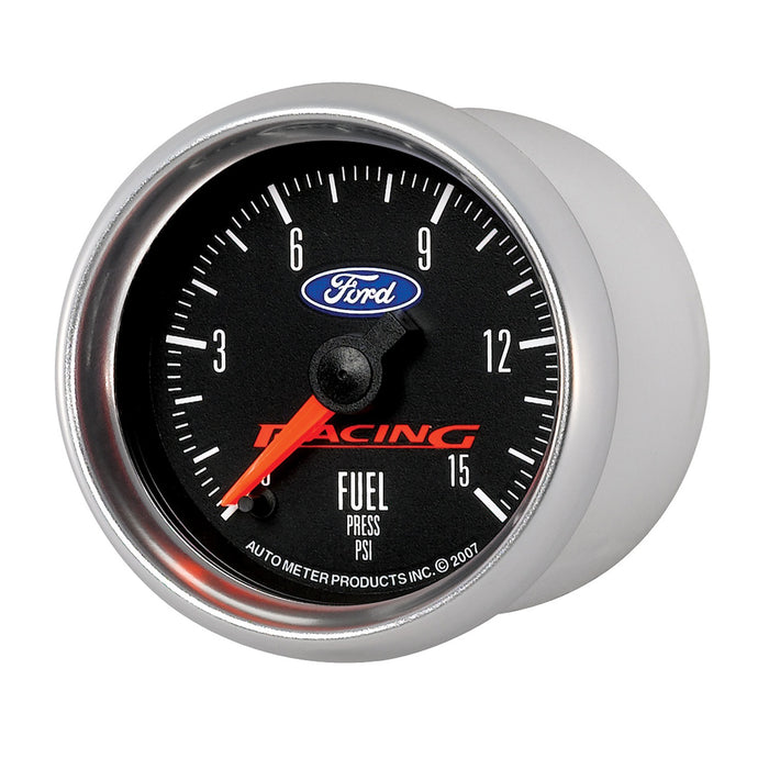 AutoMeter 880107 GAUGE; FUEL PRESS; 2 1/16in.; 15PSI; DIGITAL STEPPER MOTOR; FORD RACING - Truck Part Superstore