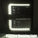 AlphaRex 880146 LED Projector Headlights Plank Style Design Black - Truck Part Superstore