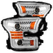 AlphaRex 880157 Projector Headlights Plank Style Design Chrome - Truck Part Superstore