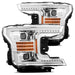 AlphaRex 880187 Projector Headlights Plank Style Design Chrome - Truck Part Superstore
