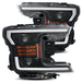 AlphaRex 880188 Projector Headlights Plank Style Design Gloss Black - Truck Part Superstore