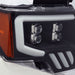 AlphaRex 880192 LED Projector Headlights Plank Style Design Black - Truck Part Superstore