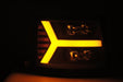 AlphaRex 880208 LED Projector Headlights Plank Style Design Gloss Black - Truck Part Superstore