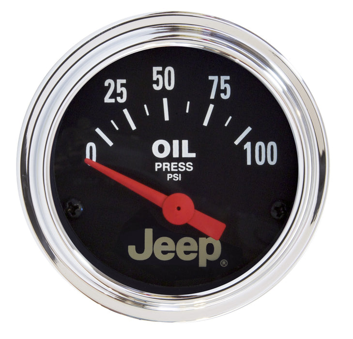 AutoMeter 880240 GAUGE; OIL PRESS; 2 1/16in.; 100PSI; ELEC; JEEP - Truck Part Superstore